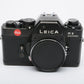 Leica R3 Electronic 35mm SLR body (Black), Boxed, strap+papers, tested