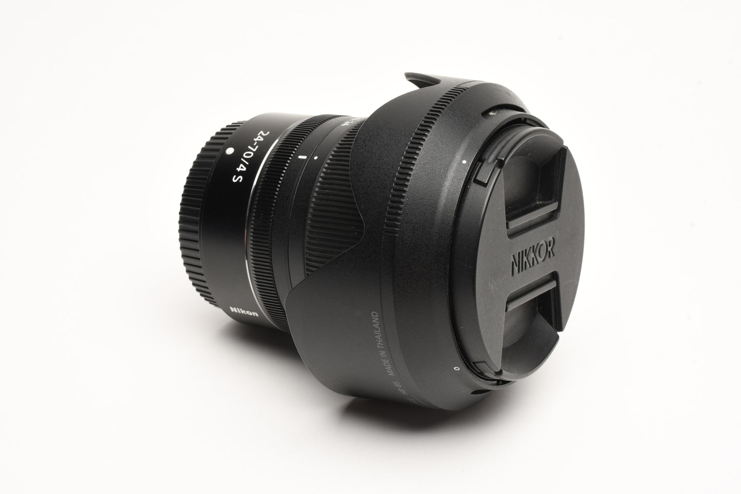 Nikon Nikkor Z 24-70mm f4s zoom lens, Hood, Gently used, Great