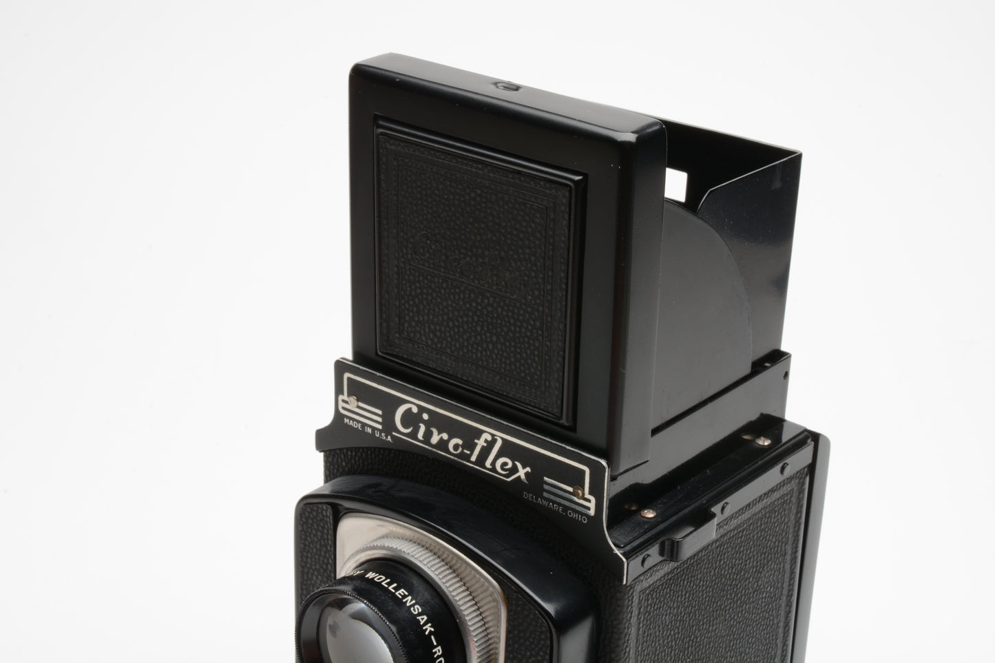 Ciroflex Ciro-Flex Model E TLR Camera w/85mm f3.5 Wollensak Lens, Great!