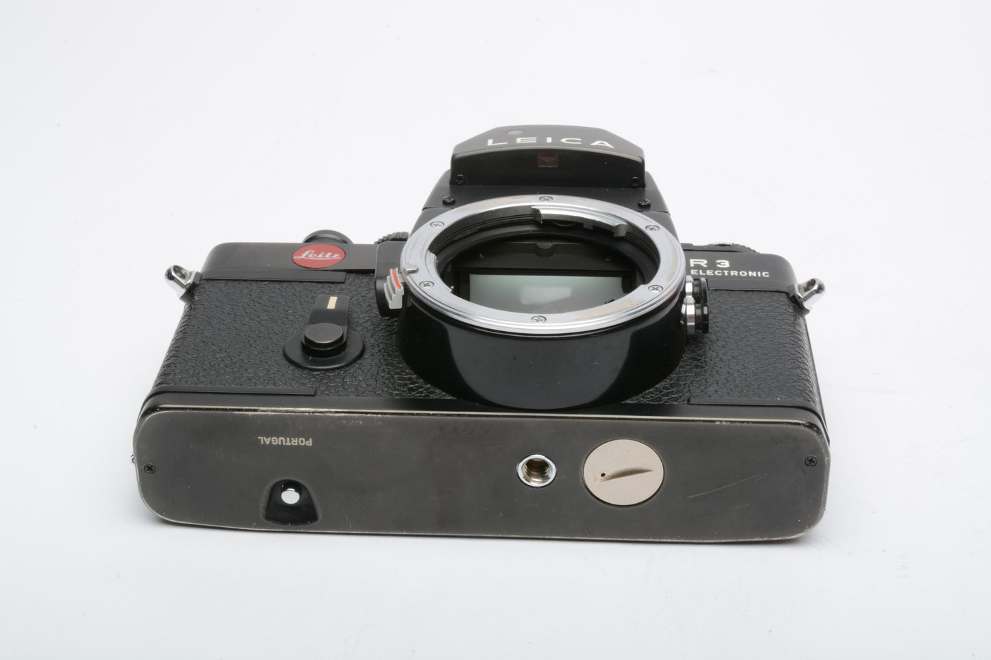 Leica R3 Electronic 35mm SLR body (Black), Boxed, strap+papers, tested