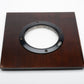 SK Grimes Dark walnut lens board 5.5" square w/~62mm opening, clean