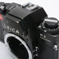 Leica R3 Electronic 35mm SLR body (Black), Boxed, strap+papers, tested