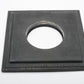 SK Grimes Dark walnut lens board 5.5" square w/~62mm opening, clean