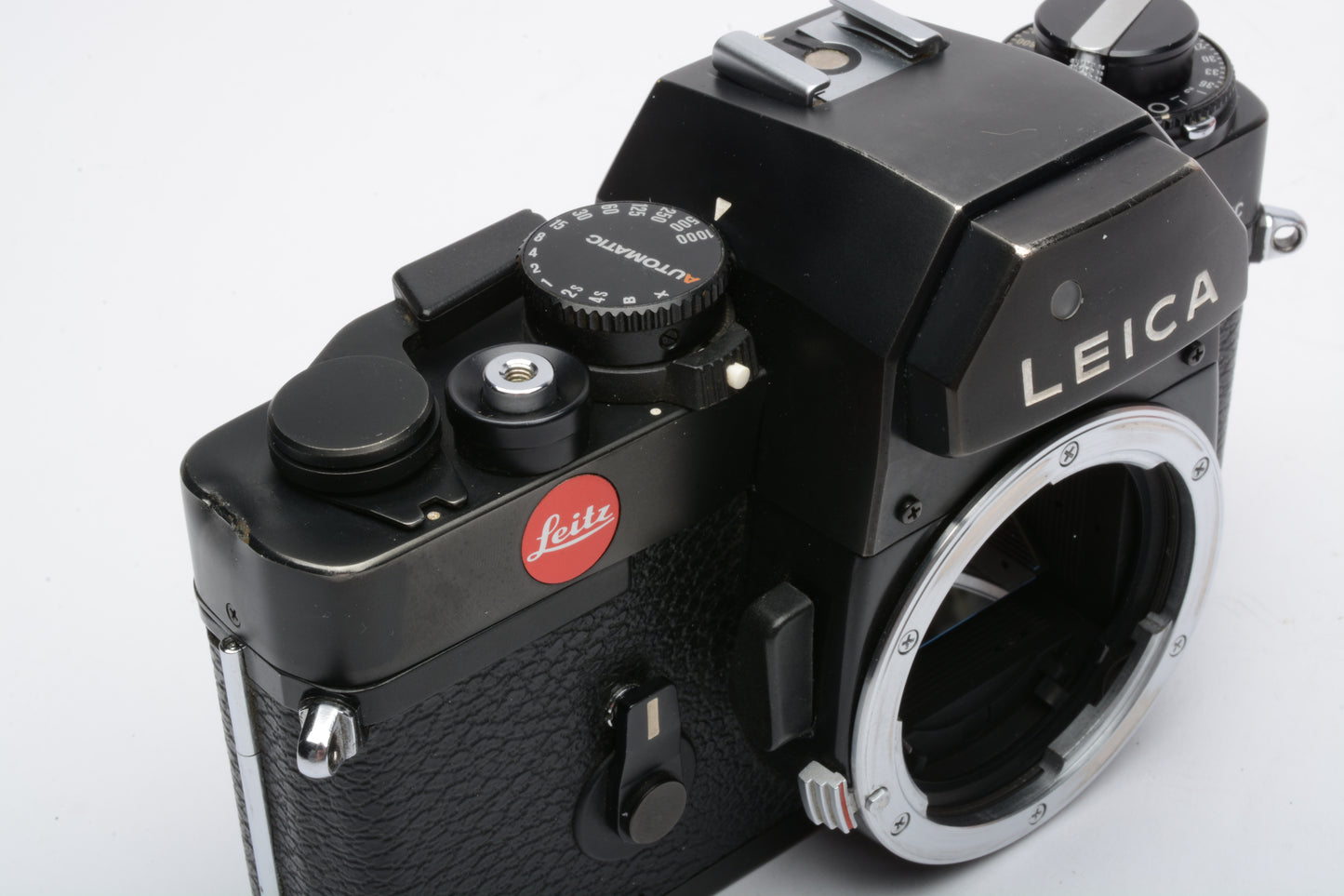 Leica R3 Electronic 35mm SLR body (Black), Boxed, strap+papers, tested