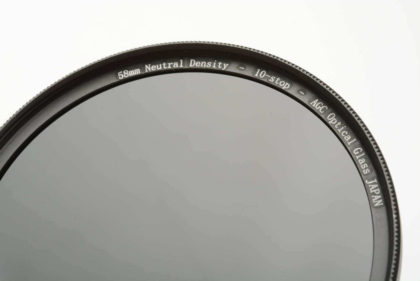 AGC 58mm Neutral Density filter 10-stops in jewel case, very clean