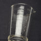 Vintage 8oz glass Beaker, very clean, ~4.5" tall
