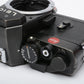 Leica R3 Electronic 35mm SLR body (Black), Boxed, strap+papers, tested