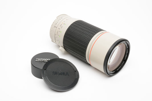 Sigma APO zoom MF 50-200mm MC f3.5-4.5 telephoto zoom lens Nikon AIs, clean