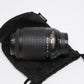 Nikon AF-S Nikkor 55-200mm F4-5.6G ED DX VR zoom lens, caps+Pouch