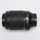Nikon AF-S Nikkor 55-200mm F4-5.6G ED DX VR zoom lens, caps+Pouch
