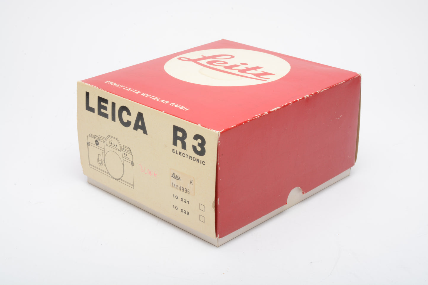 Leica R3 Electronic 35mm SLR body (Black), Boxed, strap+papers, tested