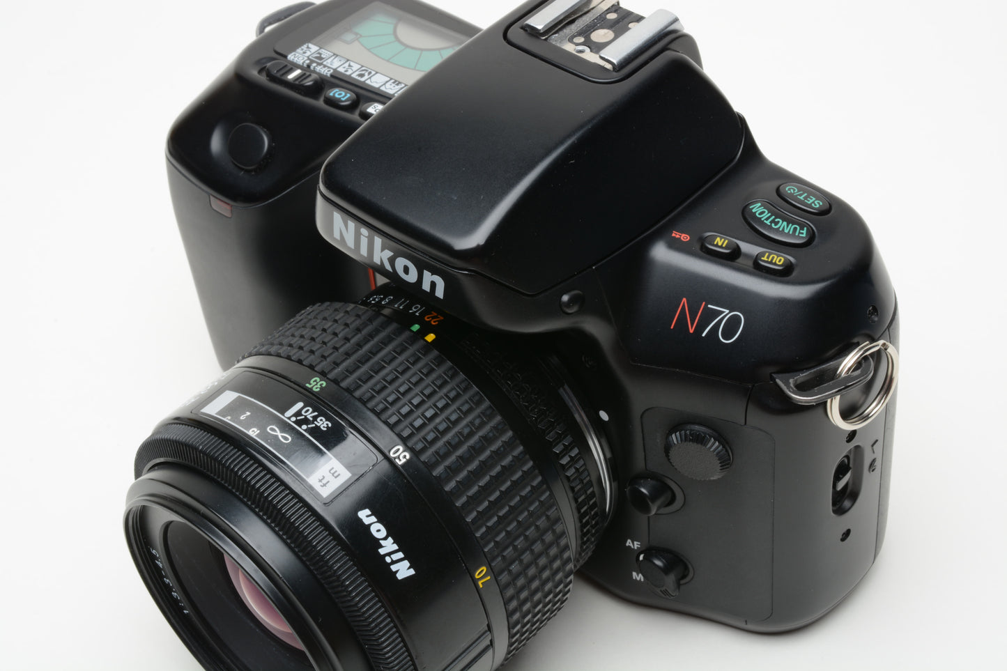 Nikon N70 35mm SLR w/AF 35-70mm F3.3-4.5 zoom, strap, UV, Nice!