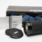 Sakar MF 28-200mm f3.5-5.3 MC Macro zoom lens for Minolta MD Mount, boxed, clean!