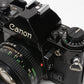 Canon A-1 35mm SLR Body w/50mm f1.8 Canon FD Lens + Cap, Strap, Manuals, Full Seals!