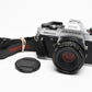 Pentax Super Program 35mm SLR w/50mm F1.7 lens, strap, tested Great!