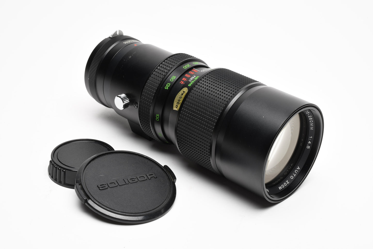 Vivitar 75-260mm F4.5 Zoom Lens Nikon F Mount, Caps, Very Clean