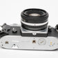 Nikon FG 35mm SLR w/50mm F1.8 E Lens, new seals, case, strap, Nice!