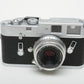 Leica M4 Chrome 35mm Rangefinder w/Summaron 35mm f2.8 Full CLA, Nice!