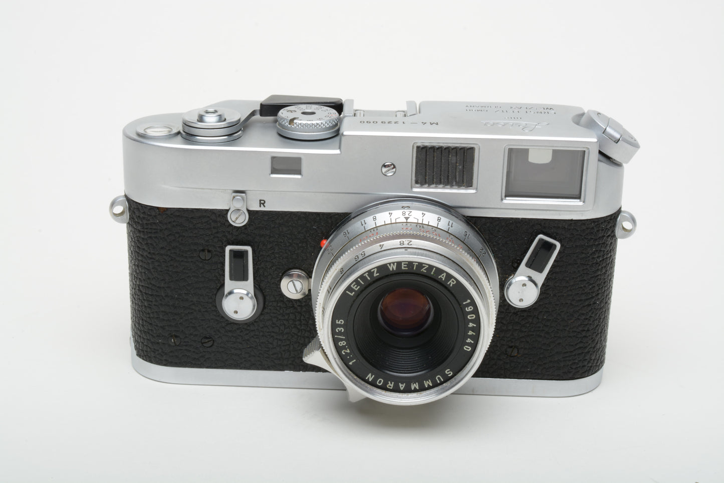 Leica M4 Chrome 35mm Rangefinder w/Summaron 35mm f2.8 Full CLA, Nice!