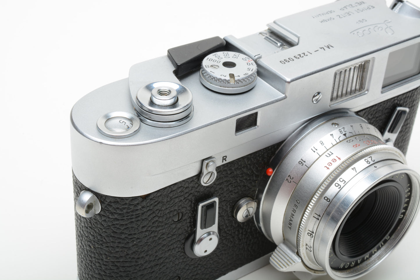 Leica M4 Chrome 35mm Rangefinder w/Summaron 35mm f2.8 Full CLA, Nice!