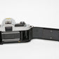 Nikon FG 35mm SLR w/50mm F1.8 E Lens, new seals, case, strap, Nice!