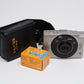 Canon Elph 370Z APS camera w/Roll of film!, Case, Tested, Mint-