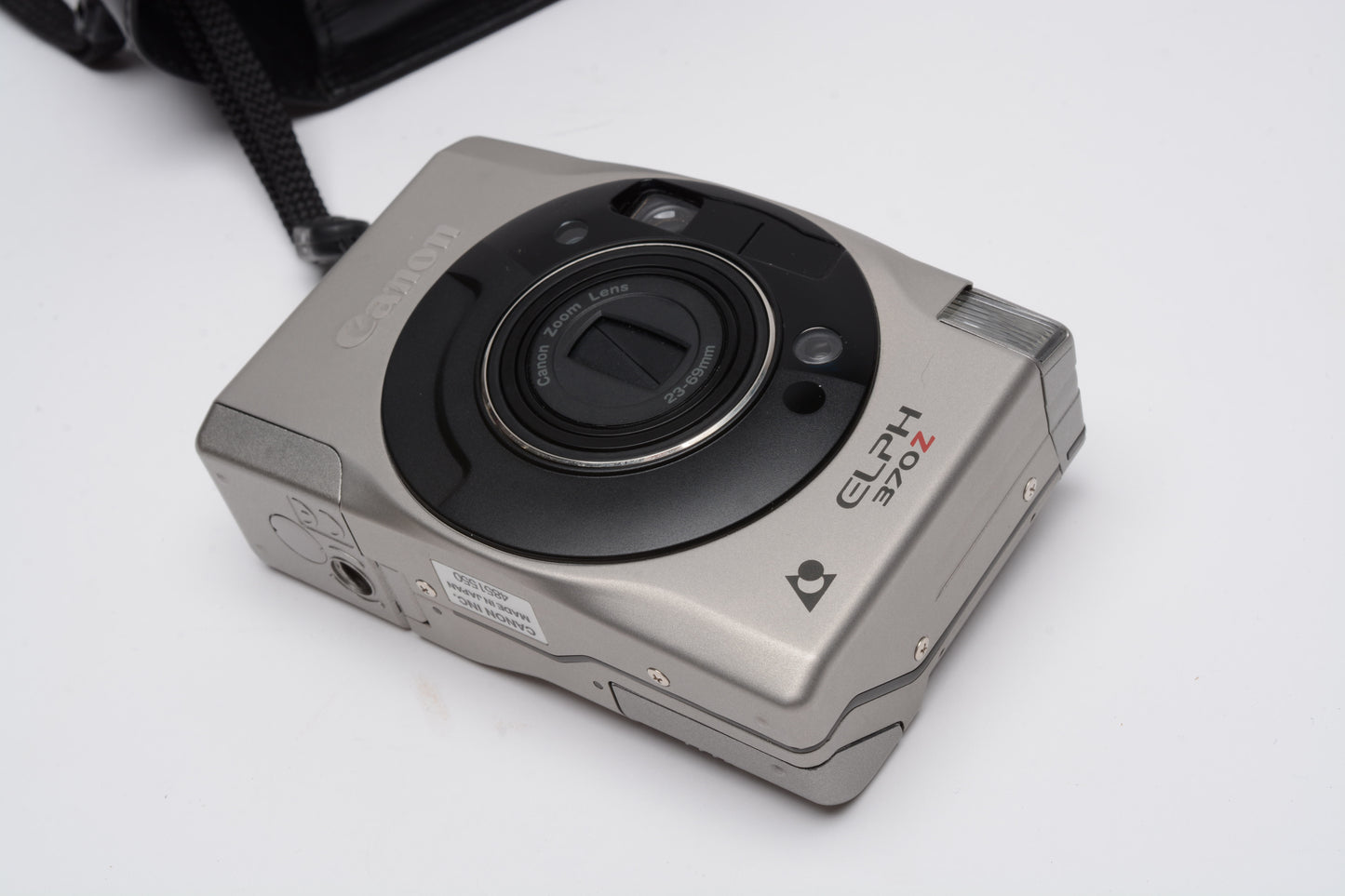 Canon Elph 370Z APS camera w/Roll of film!, Case, Tested, Mint-
