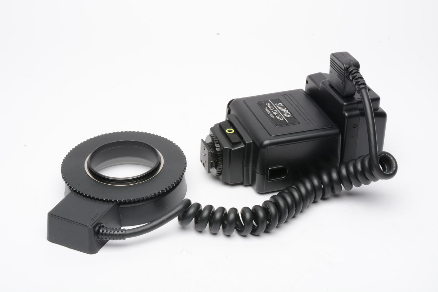 Sunpak auto DX 8R Ring light flash for great macro w/Minolta MX-1D module