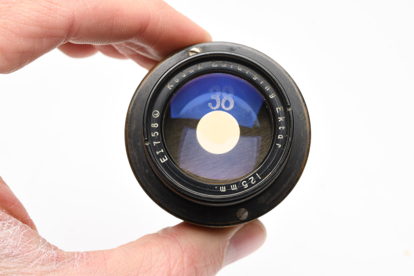 Kodak Ektar 125mm brass enlarging lens, nice, vintage