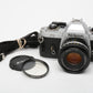 Nikon FG 35mm SLR body w/50mm F1.8E, UV, Strap, Lens Cap, New Seals