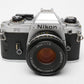 Nikon FG 35mm SLR body w/50mm F1.8E, UV, Strap, Lens Cap, New Seals