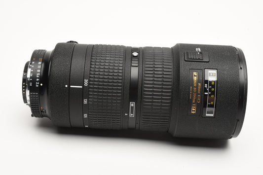 Nikon Nikkor AF 80-200mm f2.8 D ED w/Case, caps, and Hoya UV filter, Great!