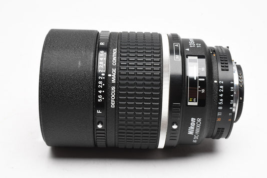 Nikon AF Nikkor 135mm F2 D DC (Defocus Image Control) Lens, Caps, Box, Sharp!