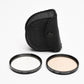 Pentax set of 2 49mm filters:  L39 UV and Cloudy, in case
