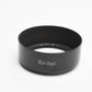 Vivitar Metal Lens Hood 55mm, Clean, 22mm deep