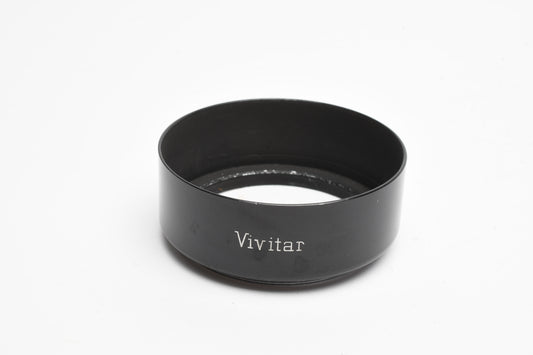 Vivitar Metal Lens Hood 55mm, Clean, 22mm deep