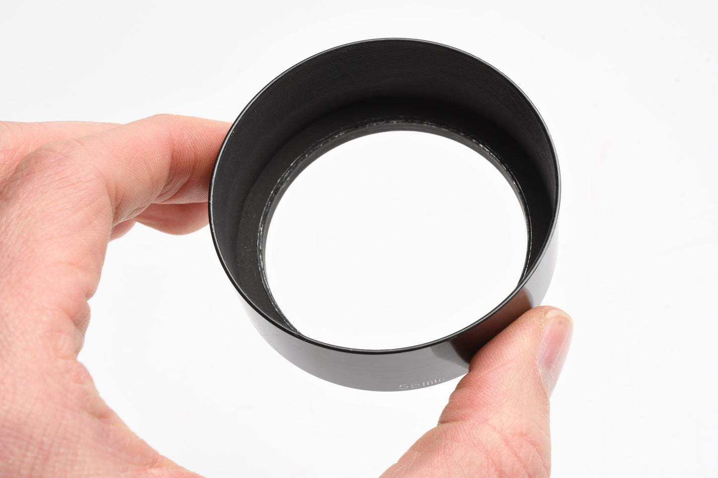 Vivitar Metal Lens Hood 55mm, Clean, 22mm deep