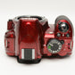 Nikon D3100 Red DSLR Body, battery, charger, strap, 15K Acts, Great!