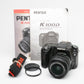 Pentax K100D DSLR w/18-55mm f3.5-5.6 zoom, manuals, book, strap, cap, UV, Clean!