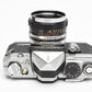Petri Flex V 35mm SLR Film Camera w/55mm f2 Lens, 1/2 case, Tested