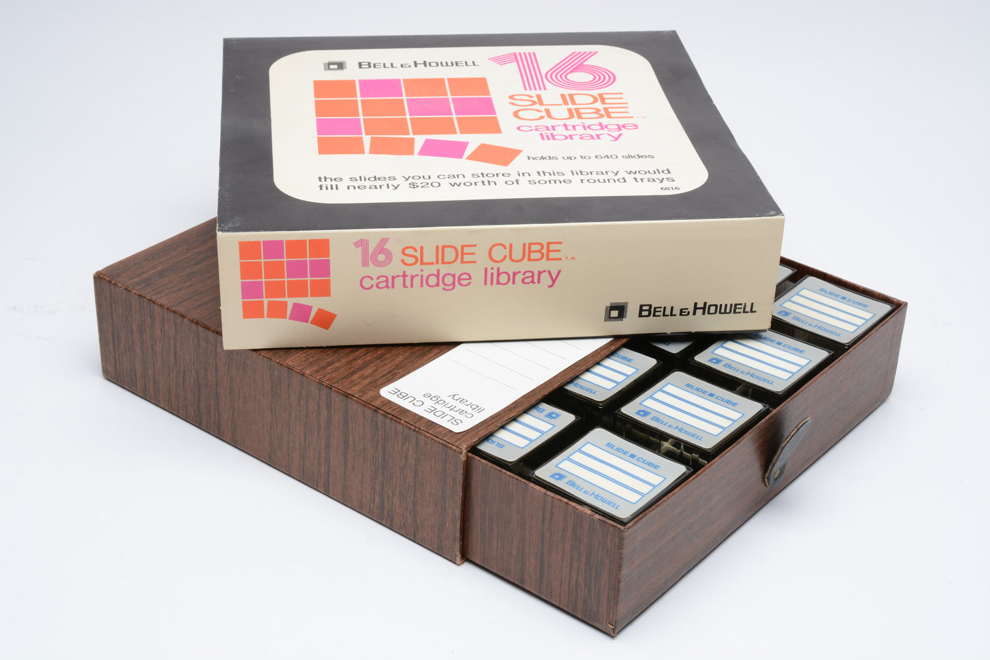 Bell & Howell Slide Cube trays (Set of 16), New in Box