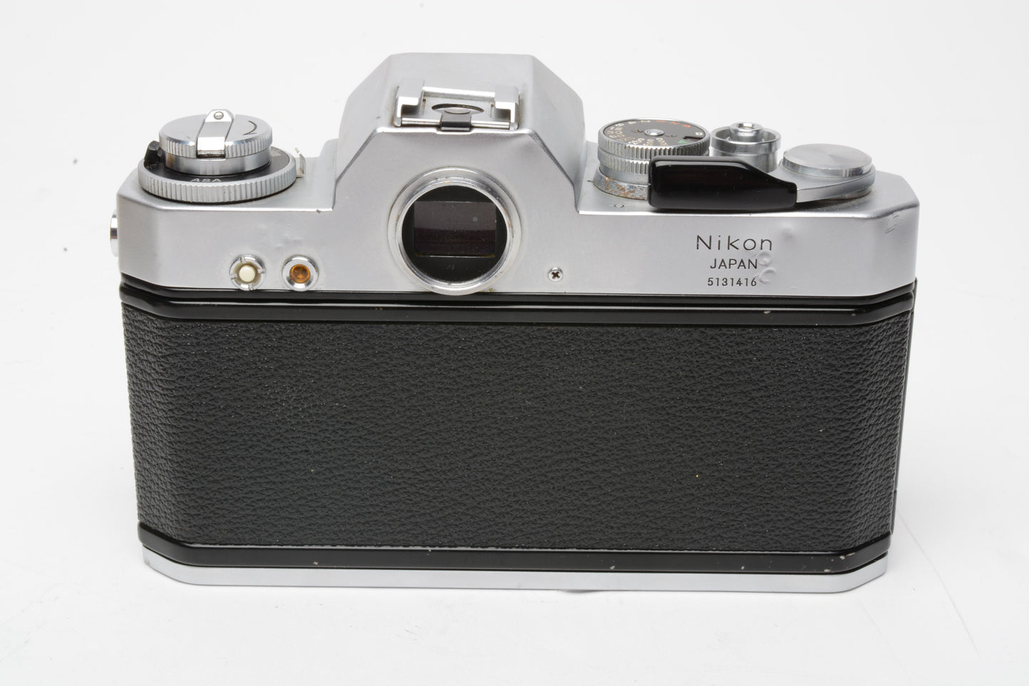 Nikon Nikkormat EL 35mm SLR Chrome Body w/50mm f2 Lens, New seals, Good!