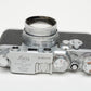 Leica IIIf 35mm rangefinder camera red dial w/5cm f2 Summitar f2 lens, Full CLA