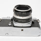 Nikon Nikkormat EL 35mm SLR Chrome Body w/50mm f2 Lens, New seals, Good!