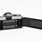 Petri Flex V 35mm SLR Film Camera w/55mm f2 Lens, 1/2 case, Tested