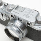 Leica IIIf 35mm rangefinder camera red dial w/5cm f2 Summitar f2 lens, Full CLA