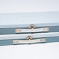 2x Smith Victor Slide Files (SF1) - Each Holds 150 2”x2” 35mm Slides - Blue/White