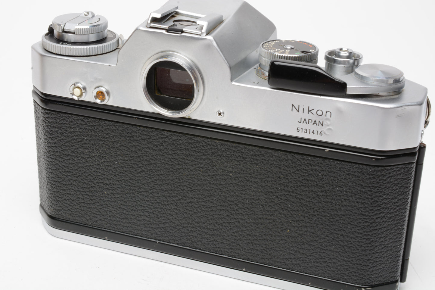 Nikon Nikkormat EL 35mm SLR Chrome Body w/50mm f2 Lens, New seals, Good!