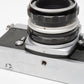 Nikon Nikkormat EL 35mm SLR Chrome Body w/50mm f2 Lens, New seals, Good!