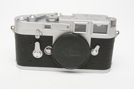 Leica M3 DS Double Stroke Rangefinder Camera Body Chrome, Full CLA, 6M Warranty